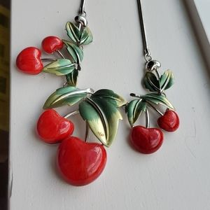 Cherry metal Necklace